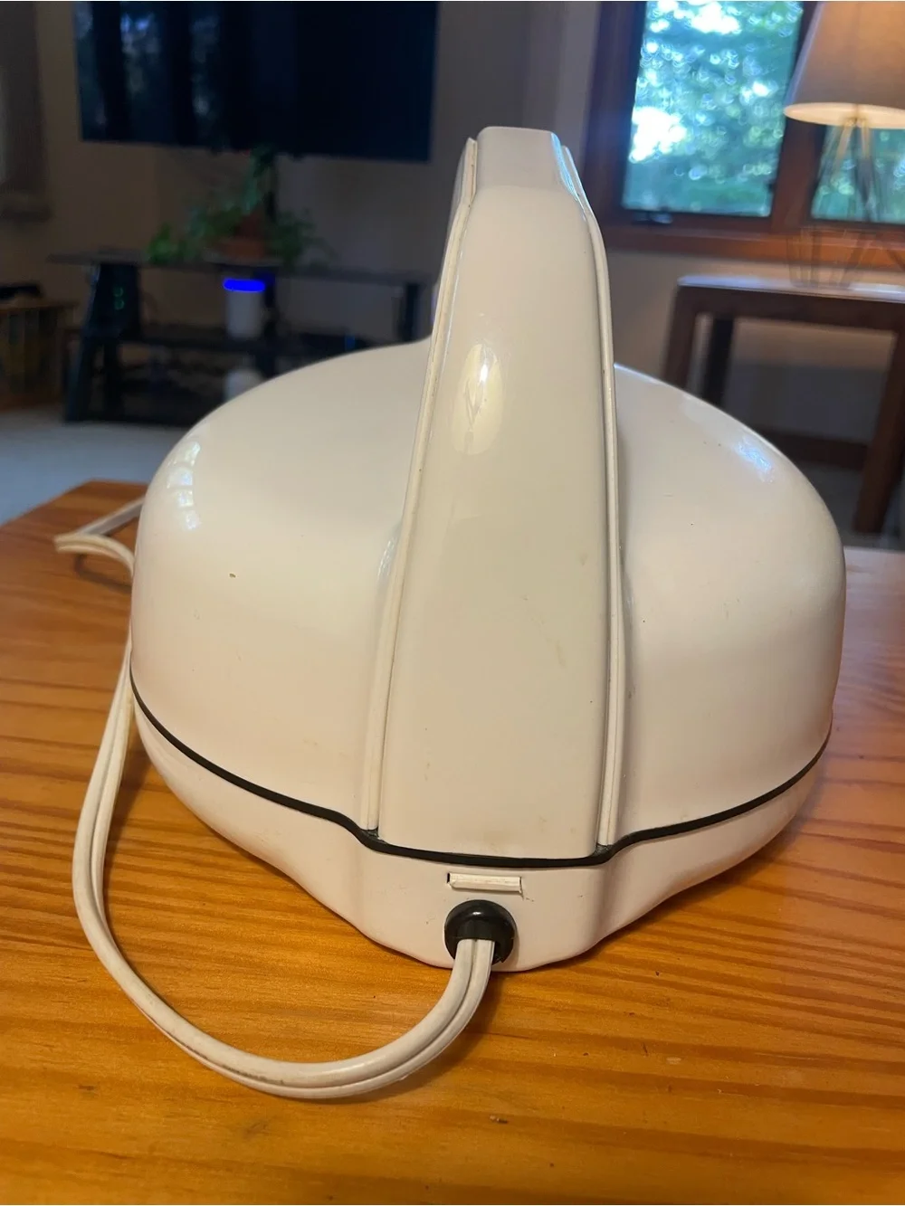 White Electric Kettle with Easy-Grip Handle